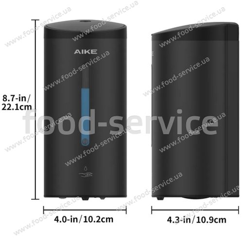 Автоматичний дозатор для рідкого мила Berg AK1205 800мл чорний